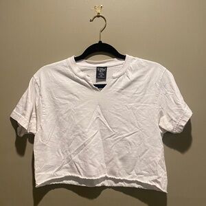 White Crop Top